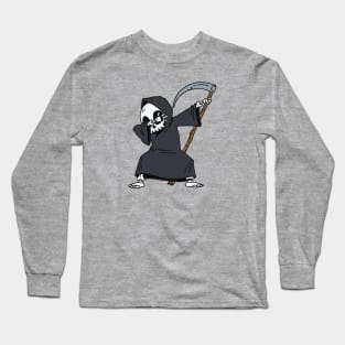 Funny Dabbing Grim Reaper Long Sleeve T-Shirt